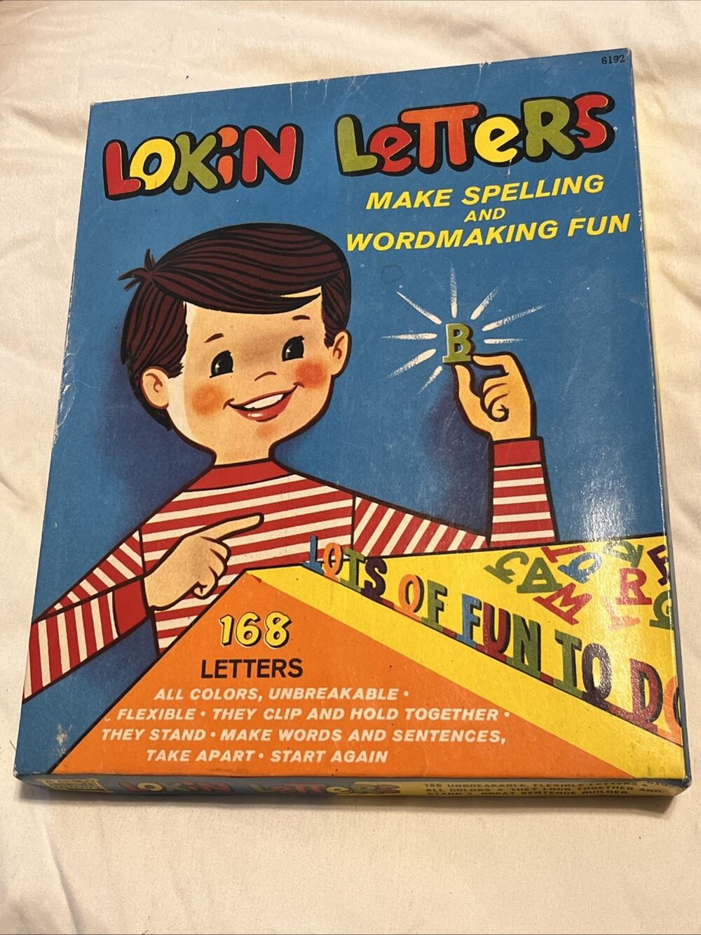 Lokin Letters Spelling And Word Making Game Vintage